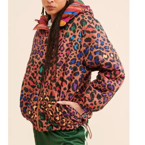 FARM Rio Multicolor Patterned Puffer Jacket - Picture 2 of 8
